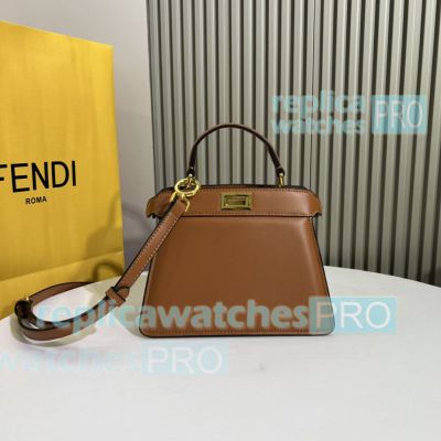 Replica Fend--i Peekaboo Iseeu Petite Brown Bag